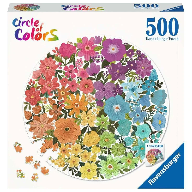 Circle of Colors: Flowers 500 Piece Puzzle