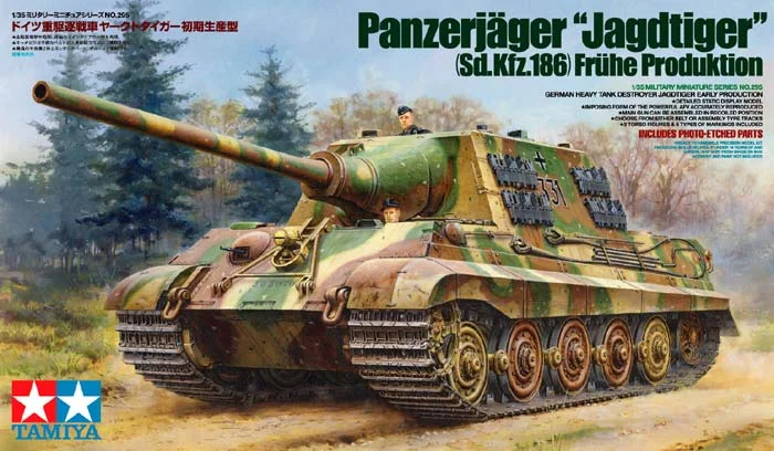 German Destroyer Jadtiger (1/35 Scale) Plastic Military Model Kit