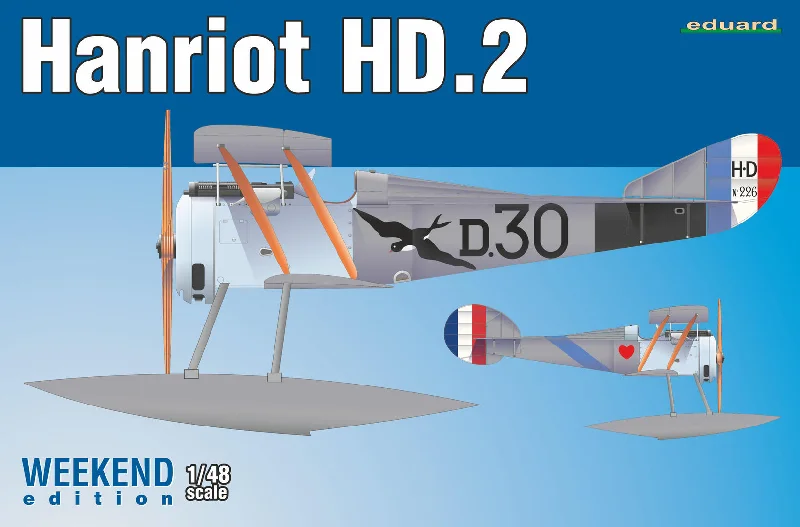 HANRIOT HD.2 1 (1/48 scale) Aircraft Model Kit