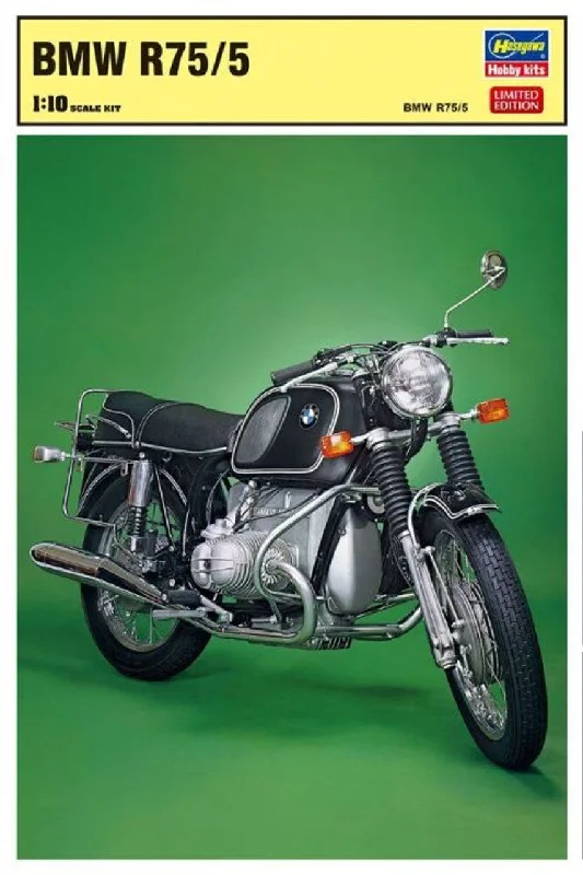 Hasegawa - BMW R75/5 Motorcycle (Ltd. Edition) (1/10 Scale) Plastic Vehicle Model Kit