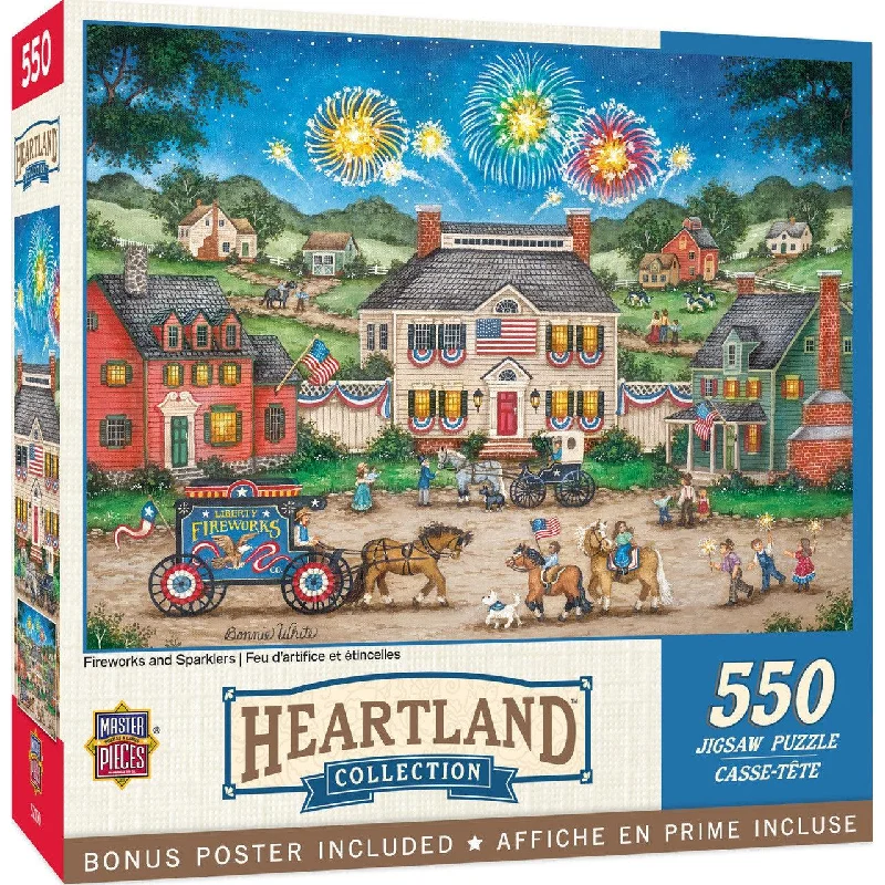 Heartland Collection - Fireworks and Sparklers - 550 Piece Puzzle