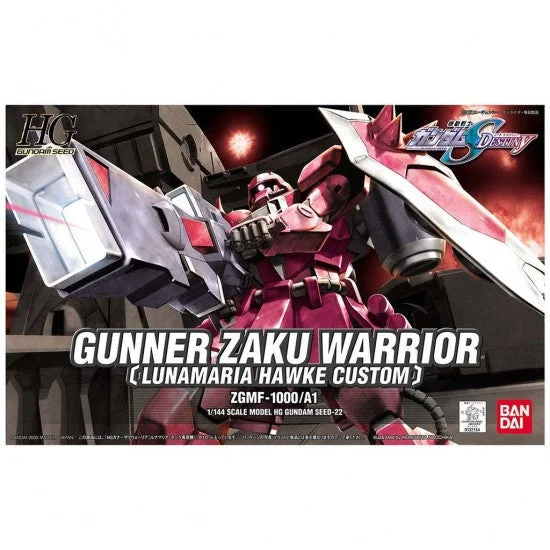 HGGS #22 Gunner Zaku Warrior (Lunamaria Hawke Custom) (1/144 Scale) Plastic Gundam Model Kit