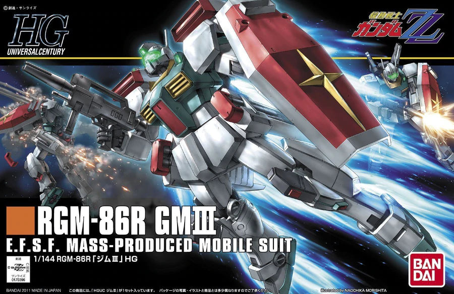 HGUC RMG-86R GMII (1/144th Scale) Plastic Gundam Model Kit