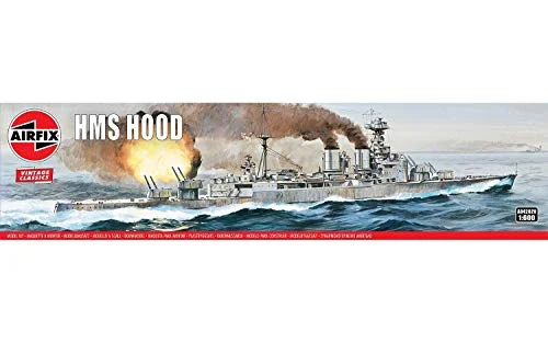 HMS Hood (1/600 Scale) Plastic Boat Model Kit