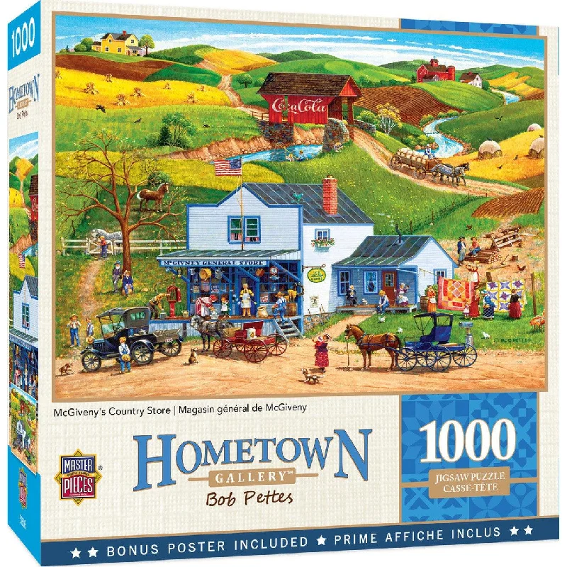 Hometown Gallery - McGiveny's Country Store - 1000 Piece Puzzle