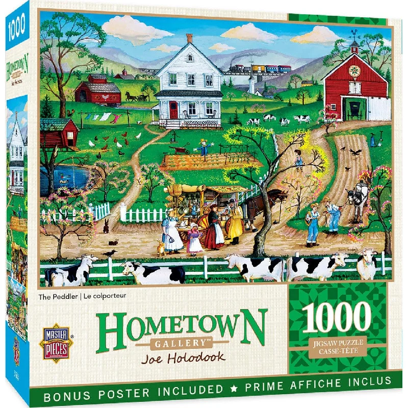 Hometown Gallery - The Peddler - 1000 Piece Puzzle