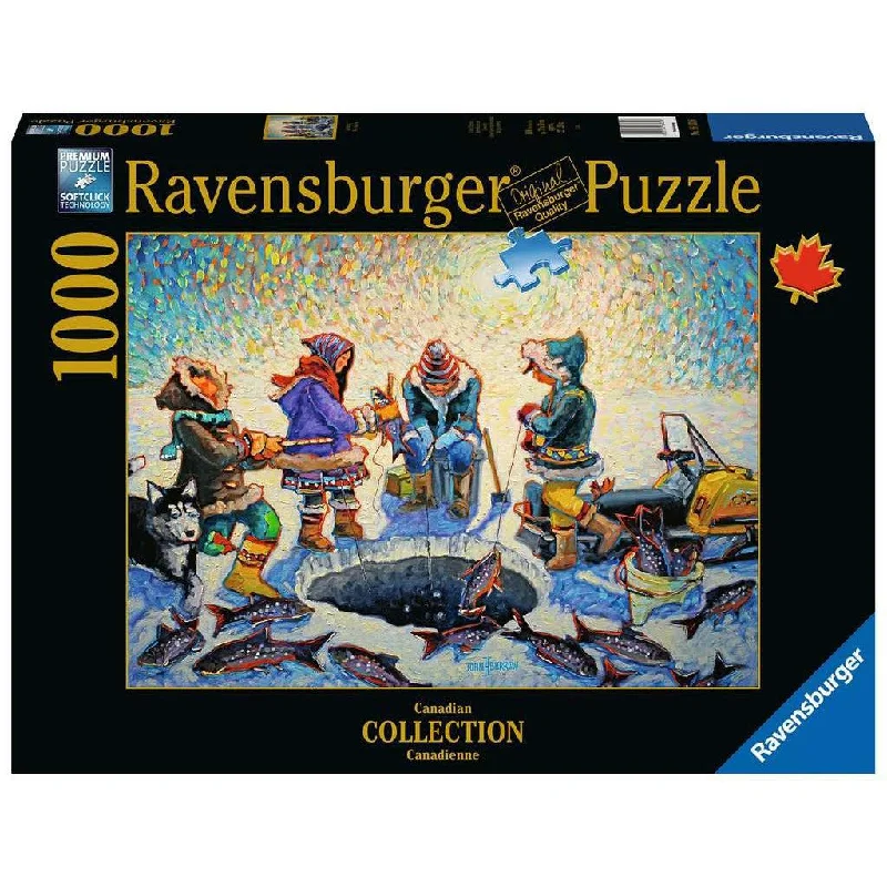 Canadian Collection: Ice Fishing 1000 Piece Puzzle