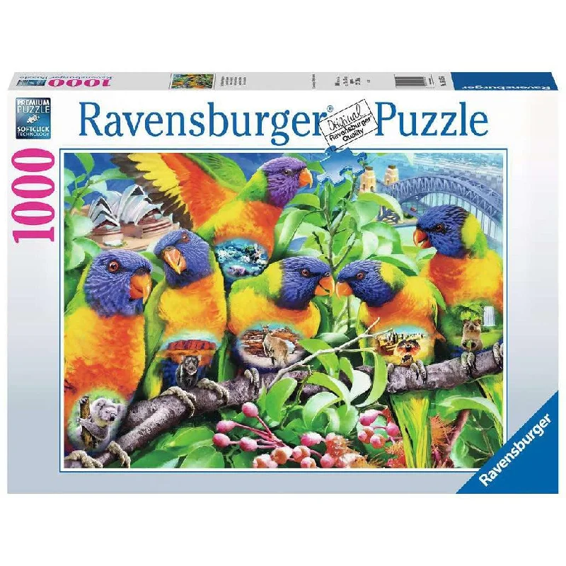 Land of the Lorikeet 1000 Piece Puzzle