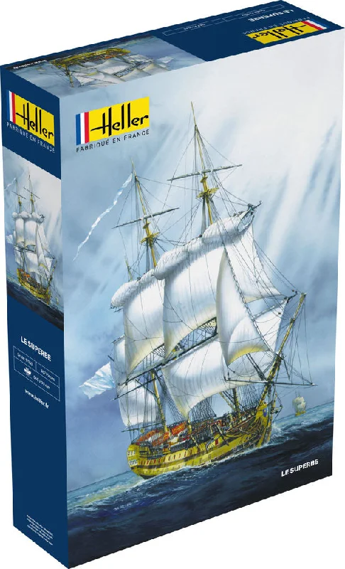 Le Superbe 3-Masted Sailing Ship (1/150 Scale) Plastic Boat Model Kit