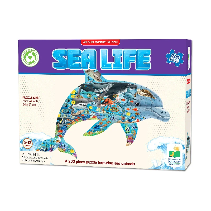 Wildlife World Puzzle - Sea Life: 200 Pcs