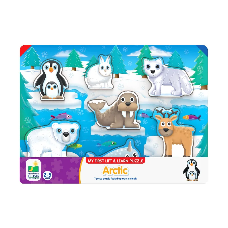 My First Lift & Learn Puzzle - Artic: 7 Pcs