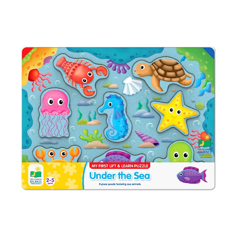 My First Lift & Learn Puzzle - Under the Sea: 8 Pcs