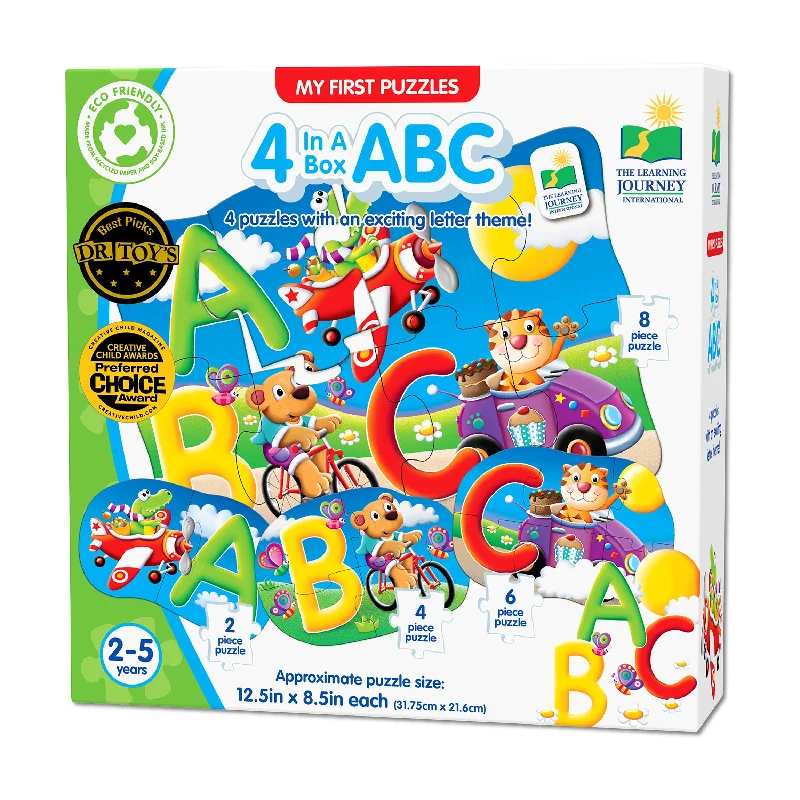 My First Puzzles - 4 In A Box - ABC: 20 Pcs