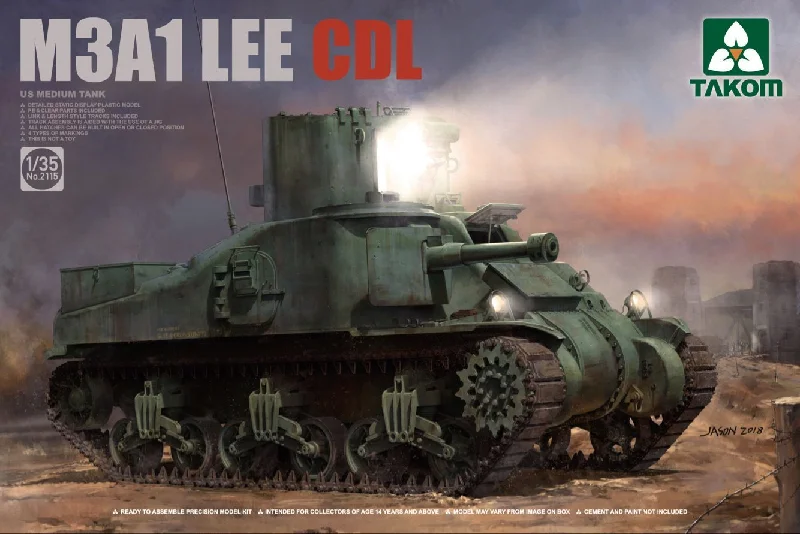 M3A1 LEE CDL (1/35 Scale) Plastic Military Model Kit