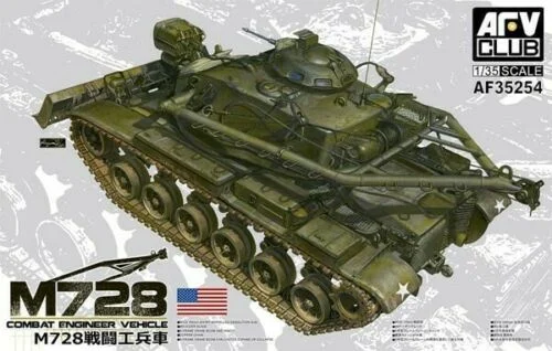 M728 Combat Engineer Vehicle Tank (1/35 Scale) Plastic Military Model Kit