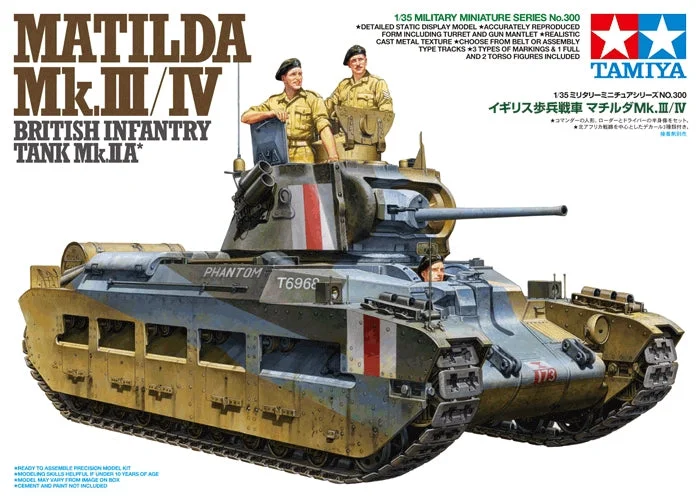 Matilda Mk.III/IV (1/35 Scale) Plastic Military Model Kit