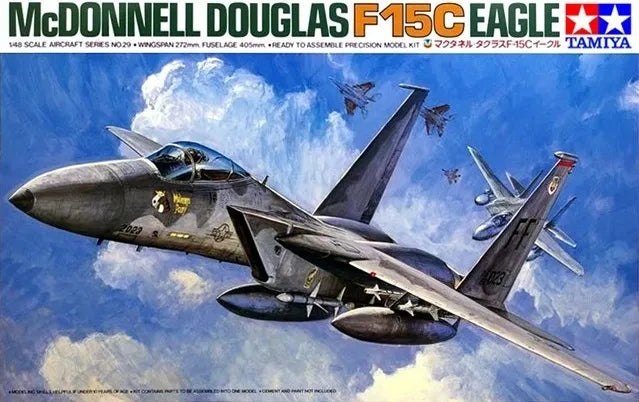 McDonell Douglas F-15C Eagle (1/48 Scale) Plastic Aircraft Model Kit