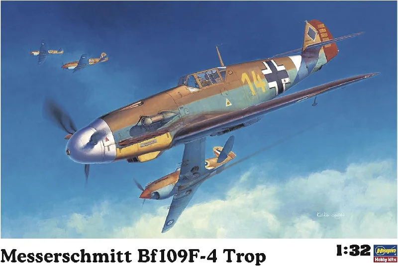 Messerschmitt Bf109F-4 Trop (1/32 Scale) Aircraft Model Kit