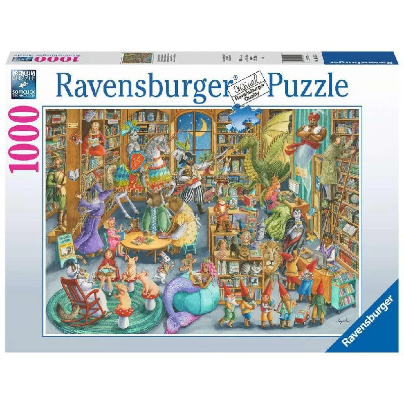 Midnight at the Library 1000 Piece Puzzle