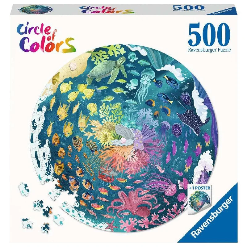 Circles of Color: Ocean 500 Piece Puzzle