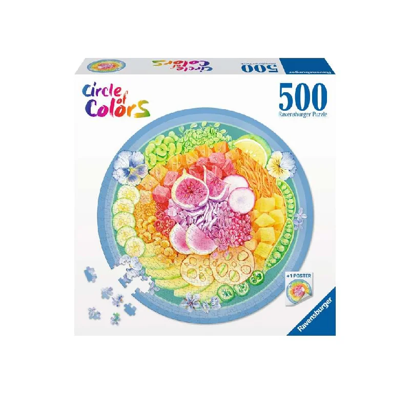 Circle of Colors: Poke Bowl 500 Piece Puzzle