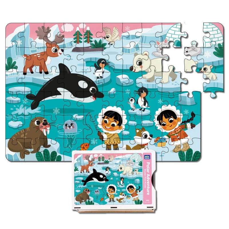 Polar Adventure (60 Pieces Puzzle)