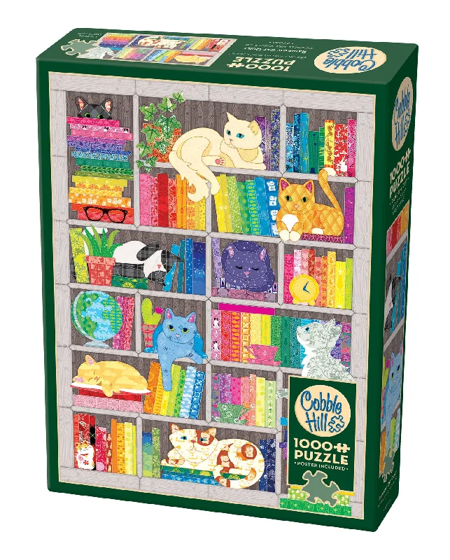 Rainbow Cat Quilt 1000 Piece Puzzle