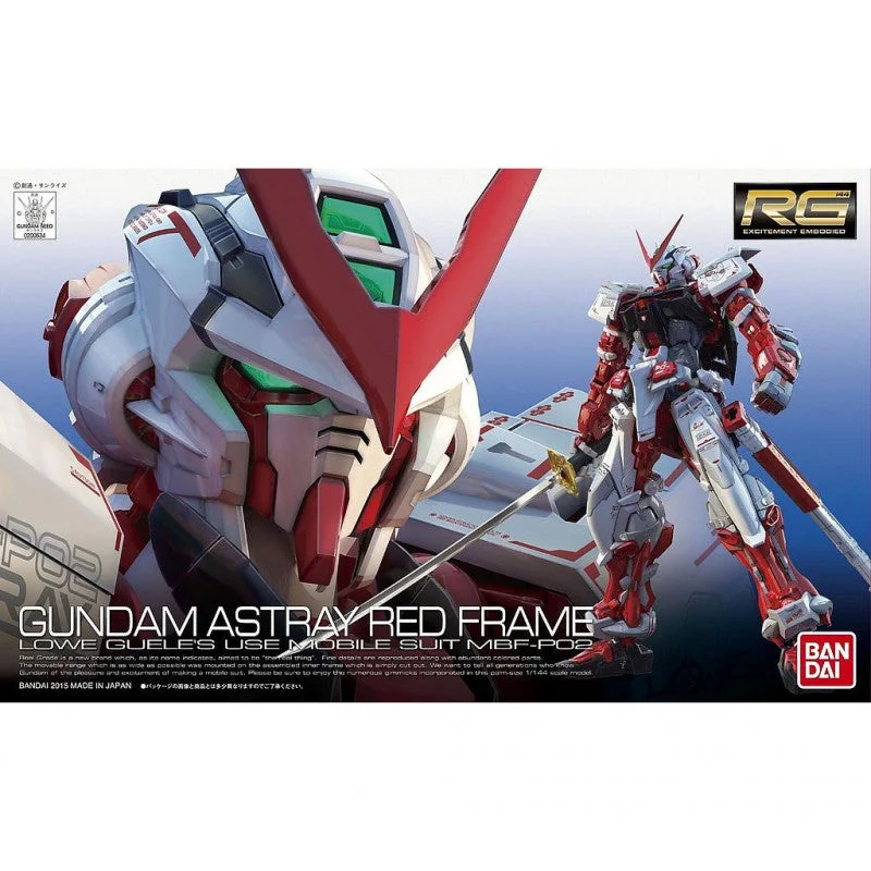 RG #19 Gundam Astray Red Frame (1/144 Scale) Plastic Gundam Model Kit