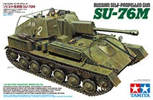 Russian Self-Propelled Gun SU-76M (1/35 Scale) Plastic Military Model Kit