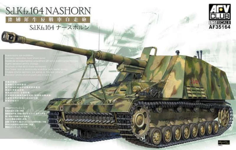 SDKFZ 164 Nashorn Tank (1/35 Scale) Plastic Military Model Kit