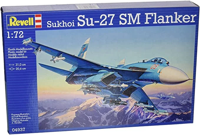 Sukhoi SU-27SM Flanker (1/72 Scale) Aircraft Model Kit