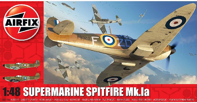 Supermarine Spitfire Mk.Ia (1/48 Scale) Aircraft Model Kit