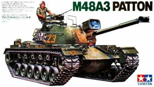 US M48A3 Patton (1/35 Scale) Plastic Military Model Kit