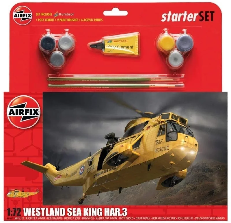 Westland Sea King HAR.3 Starter Set (1/72 Scale) Helicopter Model Kit