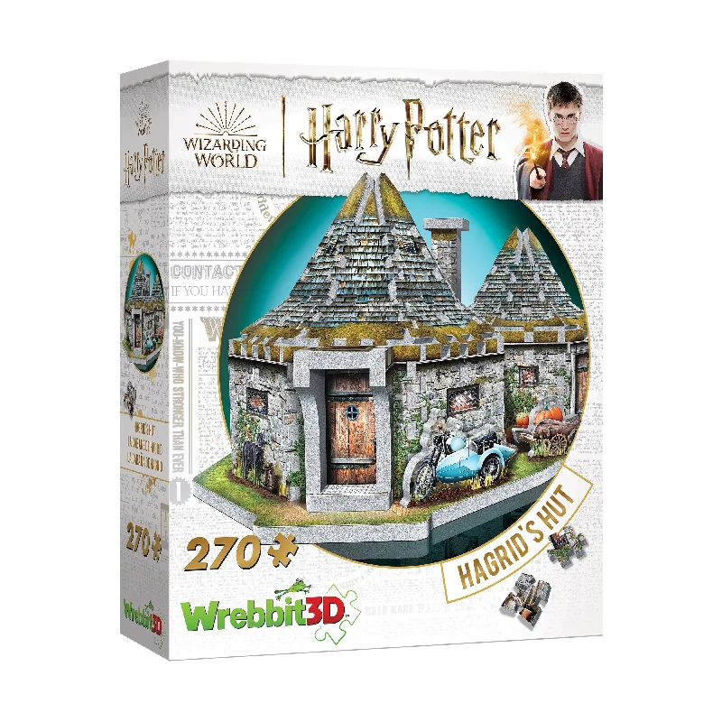 Harry Potter Collection - Hagrid's Hut 3D Puzzle: 270 Pcs