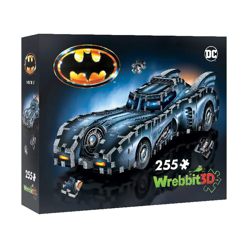 DC Batman - Batmobile 3D Jigsaw Puzzle: 255 Pcs