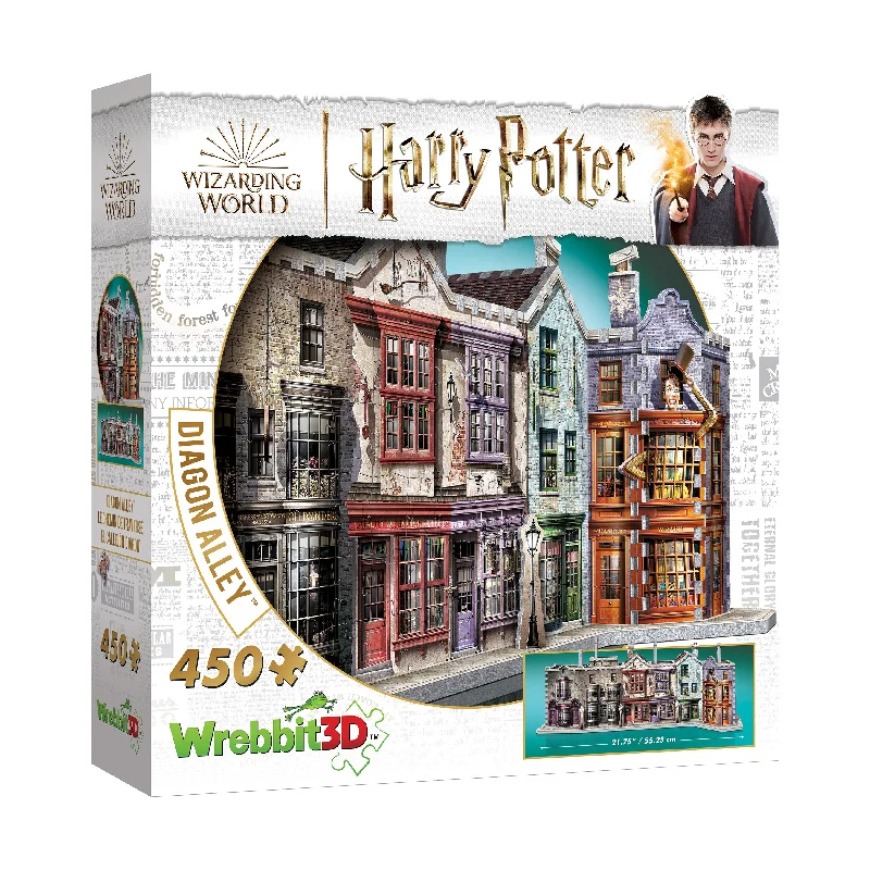 Harry Potter Collection - Diagon Alley 3D Puzzle: 450 Pcs