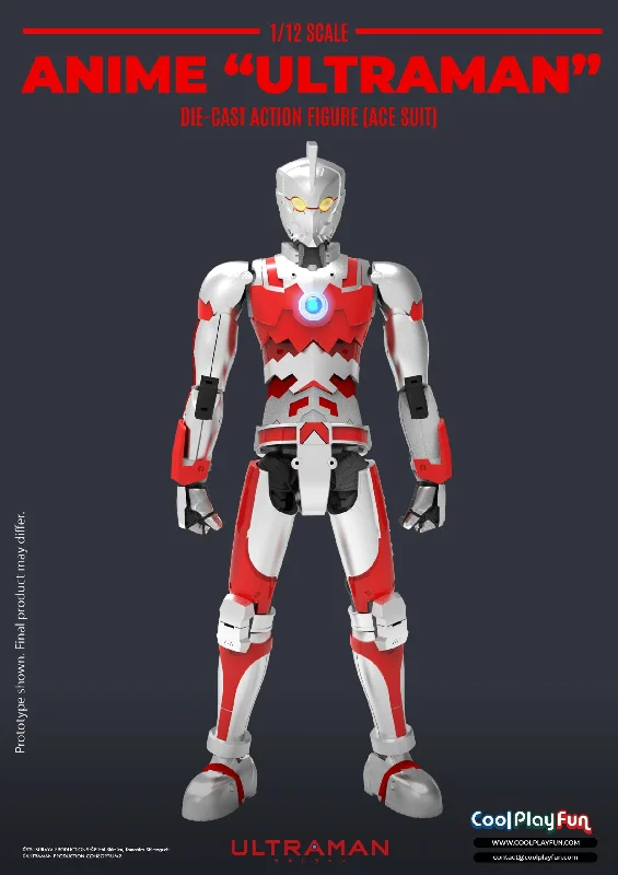 Ultraman Ace Suit Anime Edition Diecast Action Figure